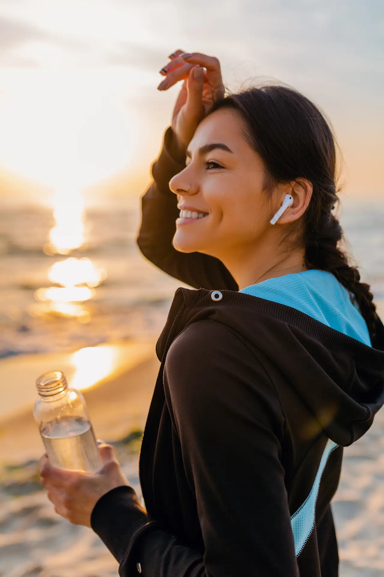 Healthy Woman becoming a MicroBiome donor